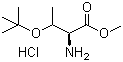 O-tert-Butyl-L-threonine methyl ester hydrochloride molecular structure (CAS 71989-43-0)