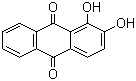 1,2-Dihydroxy anthraquinone molecular structure (CAS 72-48-0)
