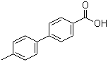 结构式 CAS# 720-73-0, 4'-甲基联苯-4-甲酸