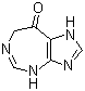 结构式 CAS# 72079-77-7, 4,7-二氢咪唑并[4,5-d][1,3]二氮杂卓-8(1H)-酮