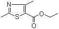 2,4-二甲基噻唑-5-甲酸乙酯分子结构 (CAS 7210-77-7)