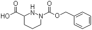 1-(Benzyloxycarbonyl)hexahydropyridazine-3-carboxylic acid molecular structure (CAS 72120-54-8)