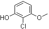structure of CAS# 72232-49-6, 2-Chloro-3-methoxyphenol
