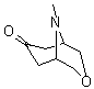9-Methyl-3-oxa-9-azabicyclo[3.3.1]nonan-7-one molecular structure (CAS 7224-81-9)