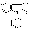 结构式 CAS# 723-89-7, 1-苯基靛红; 1-苯基-1H-吲哚-2,3-二酮
