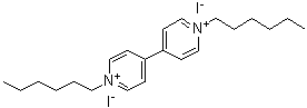 1,1'-Dihexyl-4,4'-bipyridinium diiodide molecular structure (CAS 72324-15-3)