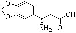 (S)-3-Amino-3-benzo[1,3]dioxol-5-ylpropionic acid molecular structure (CAS 723284-83-1)