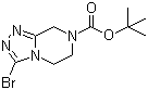 结构式 CAS# 723286-80-4, 3-溴-5,6-二氢-[1,2,4]三唑并[4,3-a]吡嗪-7(8H)-甲酸叔丁酯