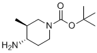结构式 CAS# 723308-59-6, (3S,4S)-4-氨基-3-甲基-哌啶-1-羧酸叔-丁基酯