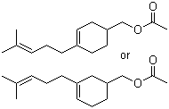 3/4-(4-甲基-3-戊烯-1-基)-3-环己烯-1-甲醇 1-乙酸酯分子结构 (CAS 72403-67-9)