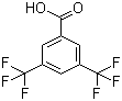 3,5-双三氟甲基苯甲酸分子结构 (CAS 725-89-3)
