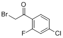 structure of CAS# 725743-41-9, 2-Bromo-1-(4-chloro-2-fluorophenyl)ethanone