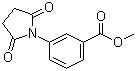 Methyl 3-(2,5-dioxopyrrolidin-1-yl)benzoate molecular structure (CAS 72601-52-6)