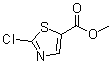 2-氯-5-噻唑羧酸甲酯分子结构 (CAS 72605-86-8)