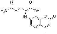 结构式 CAS# 72669-53-5, N-(4-甲基-2-氧代-2H-1-苯并吡喃-7-基)-L-谷氨酰胺