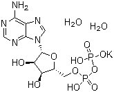 structure of CAS# 72696-48-1, Adenosine 5'-(trihydrogen diphosphate) monopotassium salt dihydrate