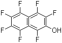 结构式 CAS# 727-49-1, 七氟-2-萘酚