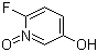 6-Fluoro-3-pyridinol 1-oxide molecular structure (CAS 727736-65-4)