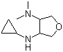 3-(Cyclopropylamino)-4-(N,N-dimethylamino)tetrahydrofuran molecular structure (CAS 728008-15-9)