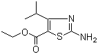 structure of CAS# 72850-76-1, 2-Amino-4-isopropylthiazole-5-carboxylic acid ethyl ester