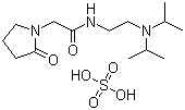 Pramiracetam sulfate molecular structure (CAS 72869-16-0)