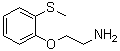 2-[2-(Methylthio)phenoxy]ethanamine molecular structure (CAS 72955-86-3)