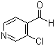 3-Chloropyridine-4-carboxaldehyde molecular structure (CAS 72990-37-5)