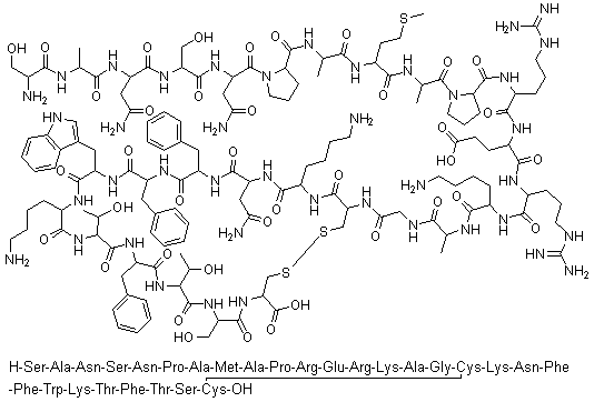 生长抑素-28分子结构 (CAS 73032-94-7)