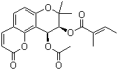 白花前胡甲素分子结构 (CAS 73069-27-9)