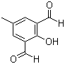2-羟基-5-甲基间苯二甲醛分子结构 (CAS 7310-95-4)