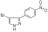 structure of CAS# 73227-97-1, 4-Bromo-3-(4-nitrophenyl)pyrazole;4-Bromo-3-(4-nitrophenyl)-1H-pyrazole