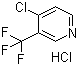 4-Chloro-3-trifluoromethylpyridine hydrochloride molecular structure (CAS 732306-24-0)