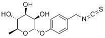 4-(Isothiocyanatomethyl)phenyl 6-deoxy-α-L-mannopyranoside molecular structure (CAS 73255-40-0)