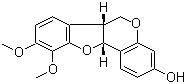 3-Hydroxy-9,10-dimethoxyptercarpan molecular structure (CAS 73340-41-7)