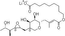 Lithium pseudomonate molecular structure (CAS 73346-79-9)