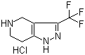 结构式 CAS# 733757-78-3, 3-(三氟甲基)-4,5,6,7-四氢-1H-吡唑并[4,3-c]吡啶盐酸盐