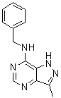 3-甲基-N-(苯基甲基)-1H-吡唑并[4,3-d]嘧啶-7-胺分子结构 (CAS 73376-45-1)