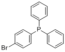 (4-Bromophenyl)diphenylphosphine molecular structure (CAS 734-59-8)