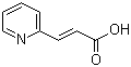 (E)-3-(Pyridin-2-yl)acrylic acid molecular structure (CAS 7340-22-9)