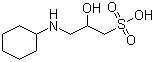结构式 CAS# 73463-39-5, 3-(环己胺)-2-羟基-1-丙磺酸