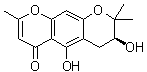 (3'S)-(-)-亥茅酚分子结构 (CAS 735-46-6)