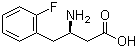 (R)-3-氨基-4-(2-氟苯基)丁酸分子结构 (CAS 735256-11-8)