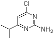结构式 CAS# 73576-33-7, 2-氨基-4-异丙基-6-氯嘧啶