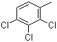structure of CAS# 7359-72-0, 2,3,4-Trichlorotoluene