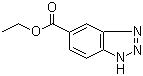 结构式 CAS# 73605-91-1, 苯并三氮唑-5-甲酸乙酯