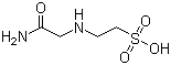 结构式 CAS# 7365-82-4, N-(2-乙酰胺基)-2-氨基乙磺酸; N-氨基甲酰甲基牛磺酸