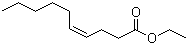 Ethyl (Z)-4-decenoate molecular structure (CAS 7367-84-2)