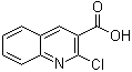 结构式 CAS# 73776-25-7, 2-氯-3-喹啉羧酸