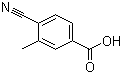 4-Cyano-3-methylbenzoic acid molecular structure (CAS 73831-13-7)