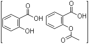 2-(Acetyloxy)benzoic acid polymer with 2-hydroxybenzoic acid molecular structure (CAS 73836-71-2)